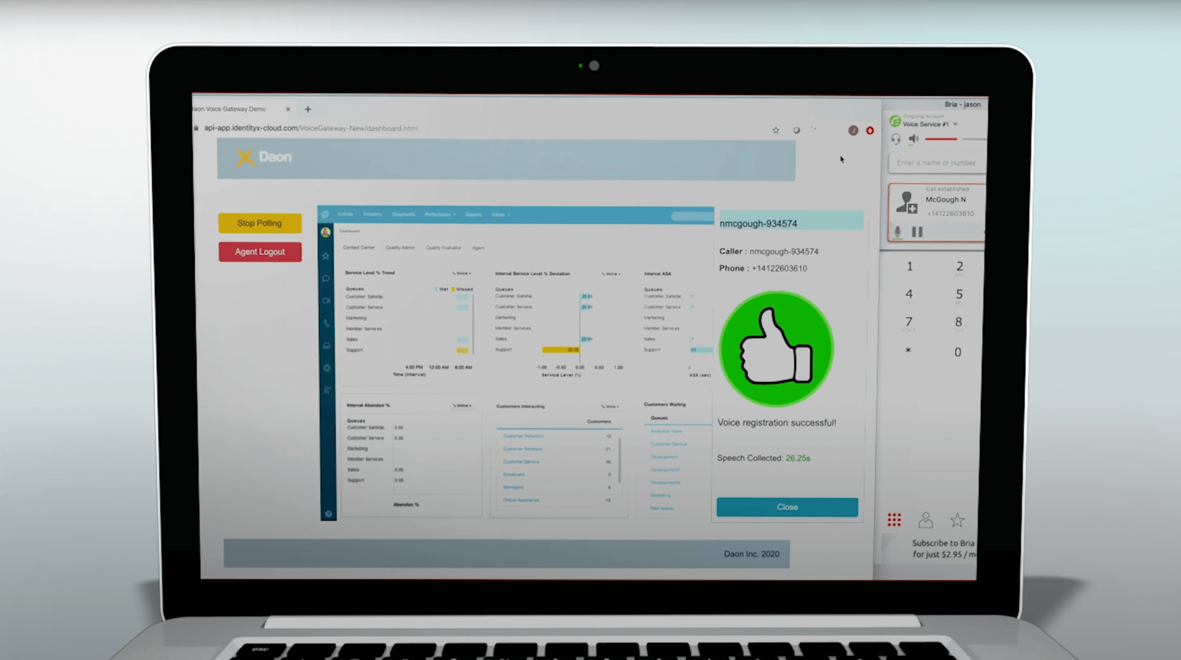 Demo: Passive Voice Biometrics